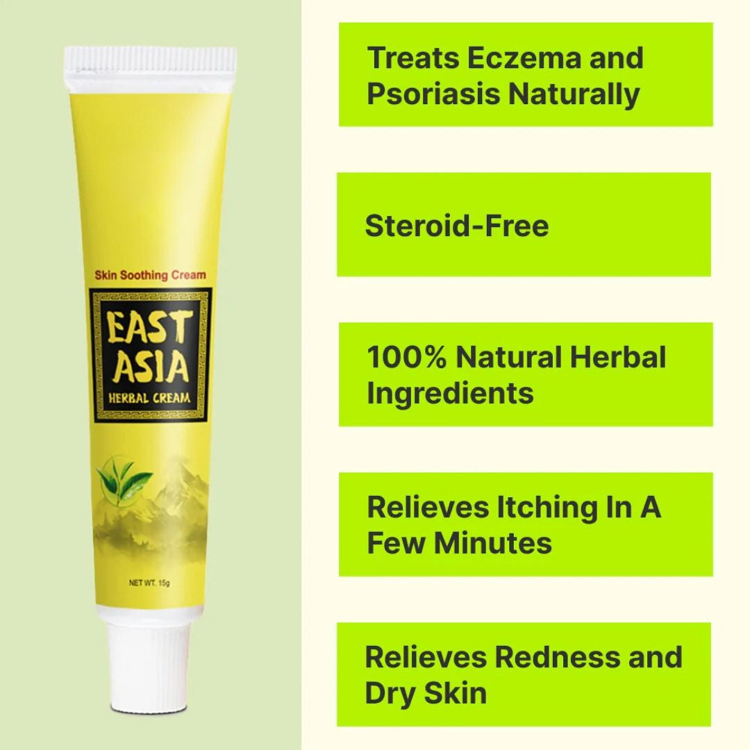 East Asia Eczema & Psoriasis Natural Herbal Cream